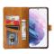 Samsung Galaxy S21 FE Fodral Premium Med Frontficka Grön