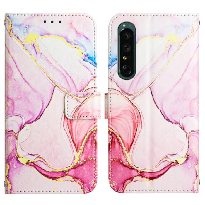 Bild 2, Sony Xperia 1 IV Fodral Marmor Roséguld