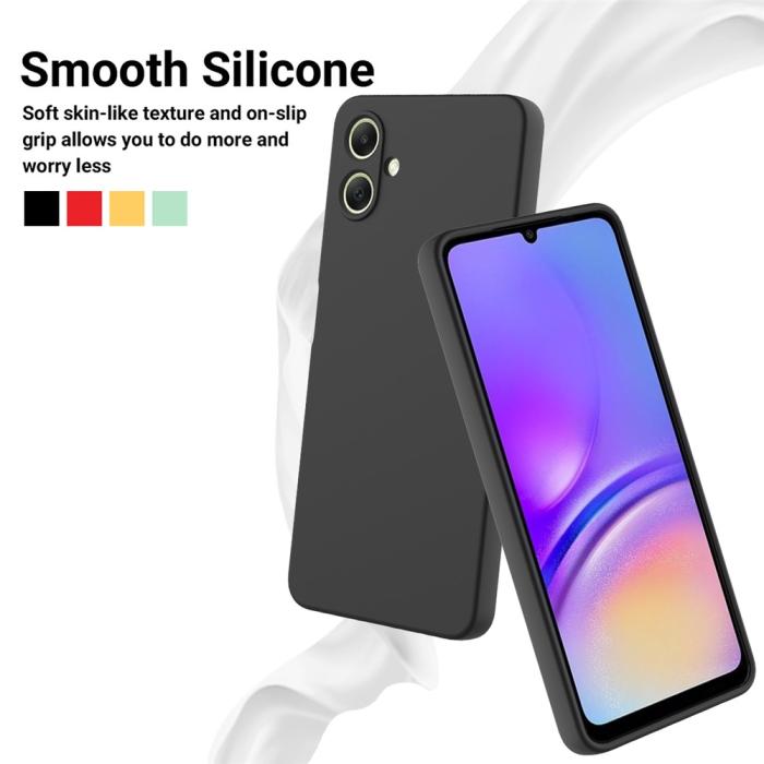 Bild 3, Samsung Galaxy A07 Skal Liquid Silikon Svart