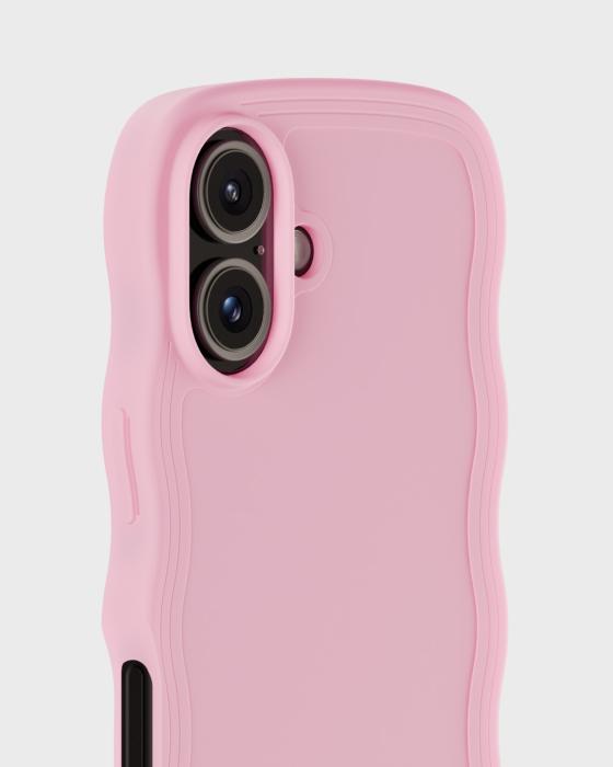 Bild 3, holdit iPhone 16 Skal Wavy Pink
