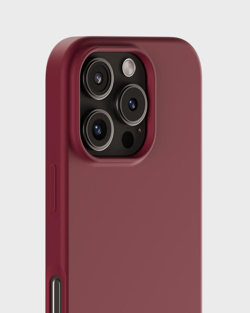 holdit iPhone 16 Pro Max Mobilskal Silikon Red Velvet