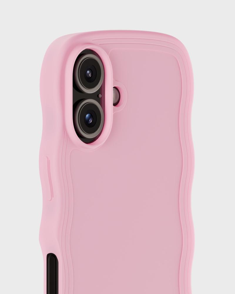 holdit iPhone 16 Skal Wavy Pink