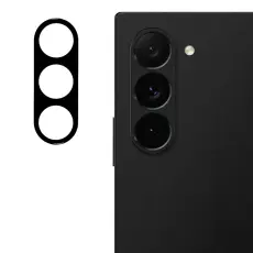 Samsung Galaxy Z Fold 7 Linsskydd H&auml;rdat Glas Svart