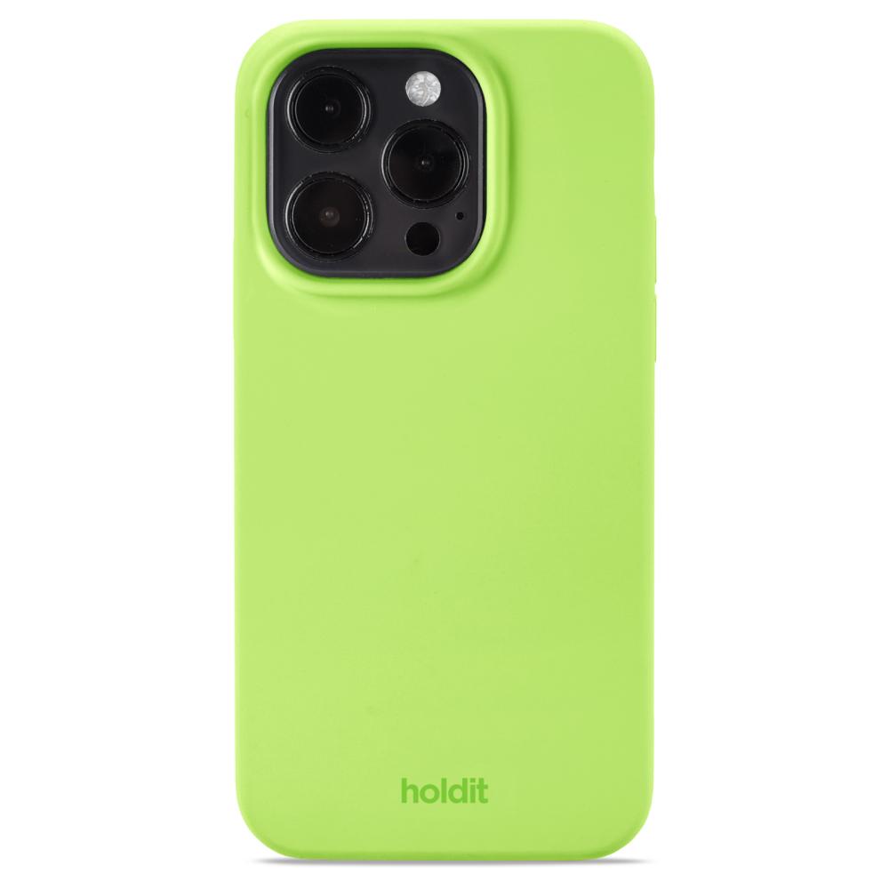 holdit iPhone 14 Pro Mobilskal Silikon Acid Green