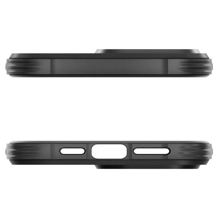 Bild 6, Spigen iPhone 15 Pro Skal MagSafe Mag Rugged Armor Matt Svart