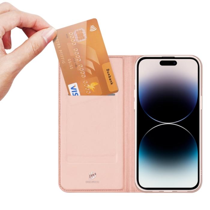 Bild 3, DUX DUCIS iPhone 15 Pro Fodral Skin Pro Roséguld