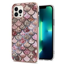 iPhone 15 Pro Skal Med Tryck Rosa Fjäll