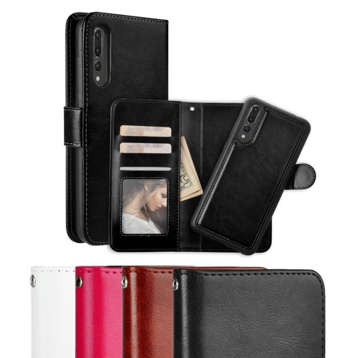 Bild 2, Huawei P20 Pro - Fodral / Magnet Skal 2 in 1 - Välj Färg!