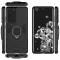 Samsung Galaxy S21 Ultra - Hybrid Ring Skal - Svart
