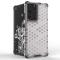 Samsung Galaxy S21 Ultra - Armor Honeycomb Textur Skal - Grå