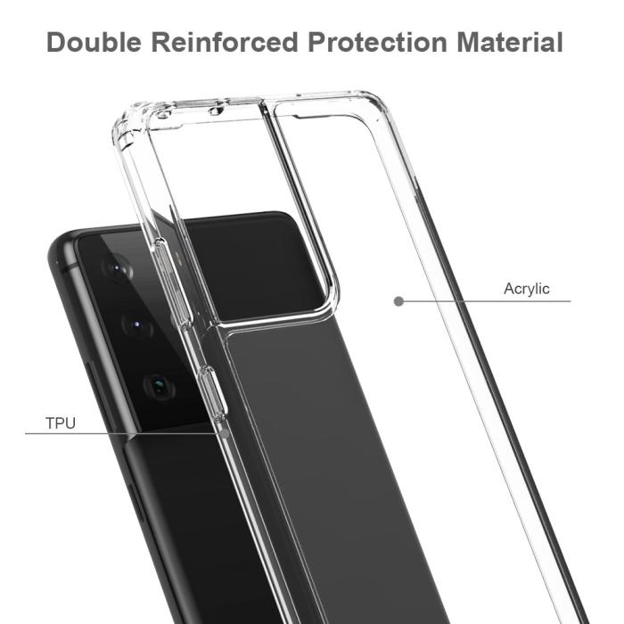 Bild 2, Samsung Galaxy S21 Ultra - TPU/Akryl Hybrid Crystal Skal