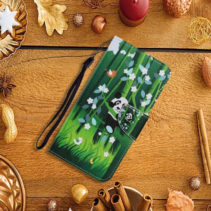 Bild 5, Samsung Galaxy A52 / A52s - Fodral Med Tryck - Baby Panda