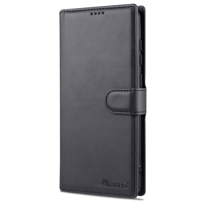Bild 2, Samsung Galaxy A52 / A52s - AZNS Läder Fodral - Svart