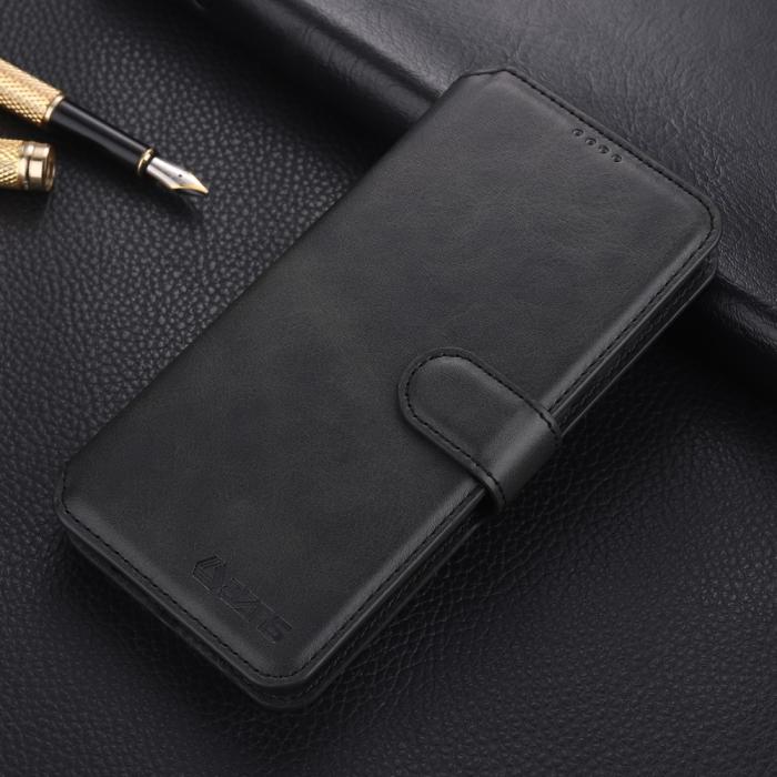 Bild 5, Samsung Galaxy A52 / A52s - AZNS Läder Fodral - Svart