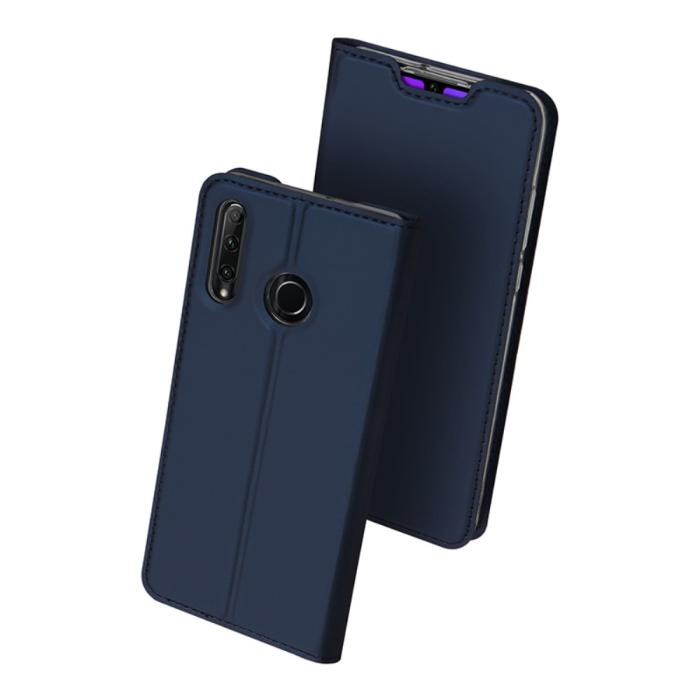 Bild 2, Honor 20 Lite - DUX DUCIS Plånboksfodral - Mörk Blå