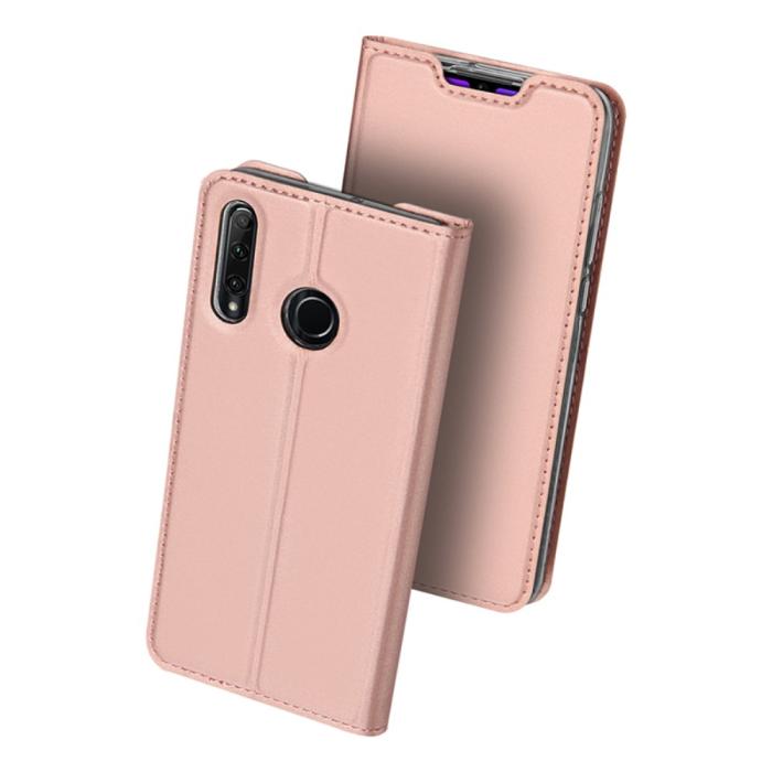 Bild 2, Honor 20 Lite - DUX DUCIS Plånboksfodral - Roséguld