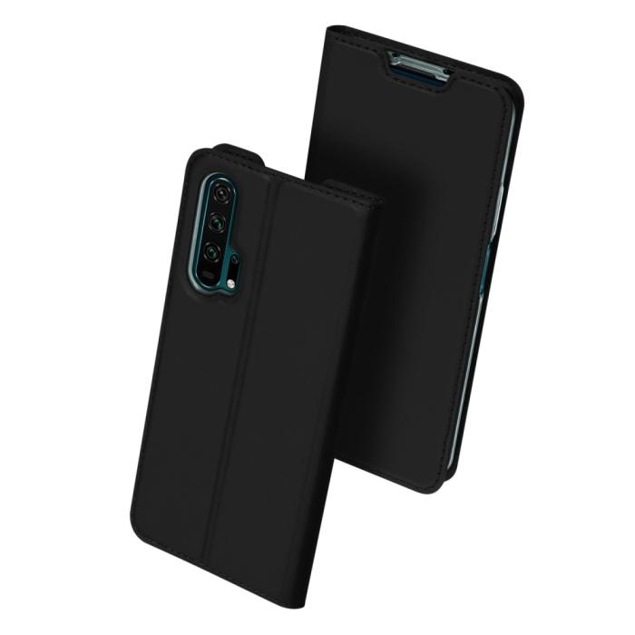 Bild 2, Honor 20 Pro - DUX DUCIS Plånboksfodral - Svart