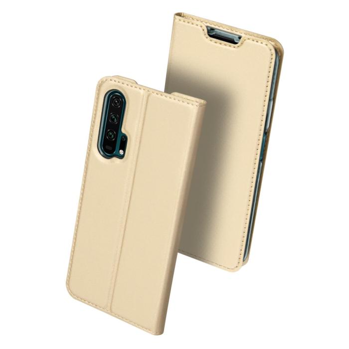 Bild 2, Honor 20 Pro - DUX DUCIS Plånboksfodral - Guld