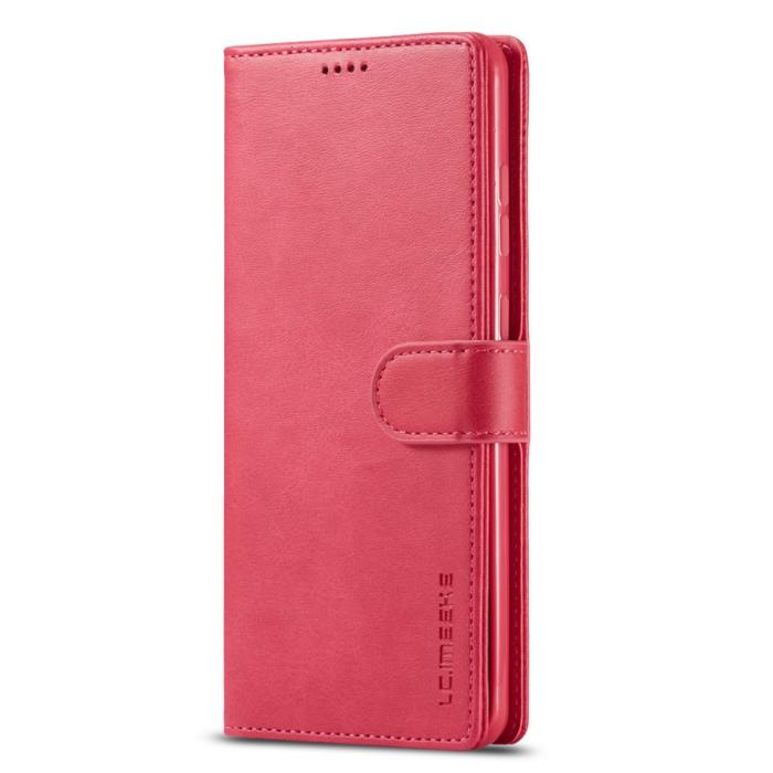 Bild 2, LC.IMEEKE Samsung Galaxy A53 5G Fodral Läder Röd/Rosa