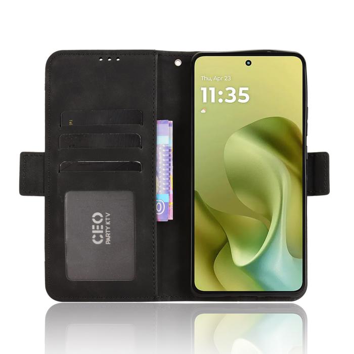 Bild 6, Motorola Moto G86 Power 5G Fodral Med Avtagbart Kortfack Svart