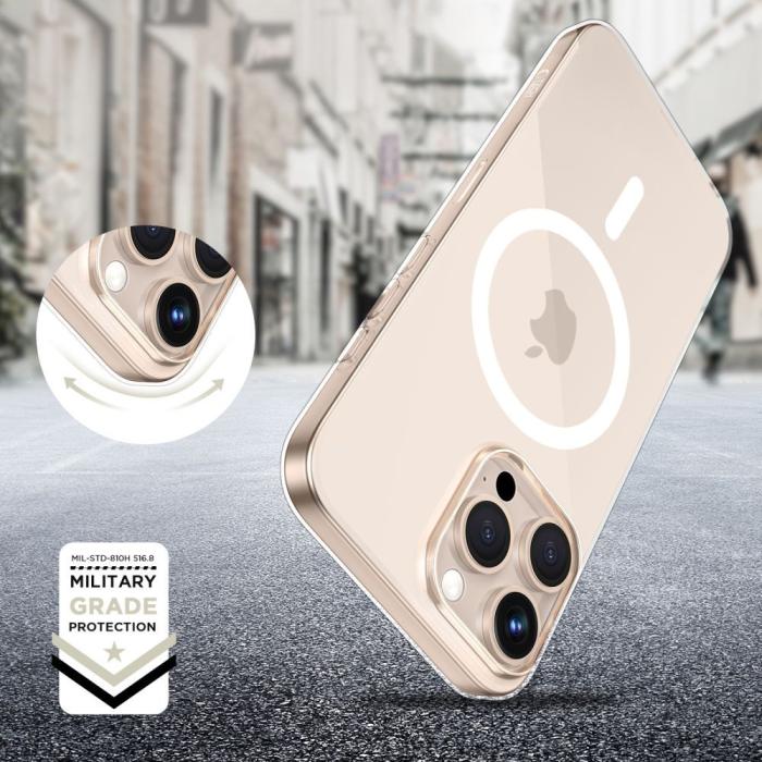 Bild 2, Tech-Protect iPhone 17e / 16e Skal MagSafe FlexAir Transparent