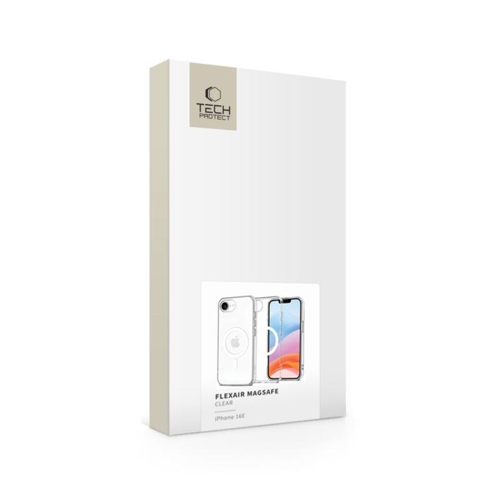 Bild 5, Tech-Protect iPhone 17e / 16e Skal MagSafe FlexAir Transparent