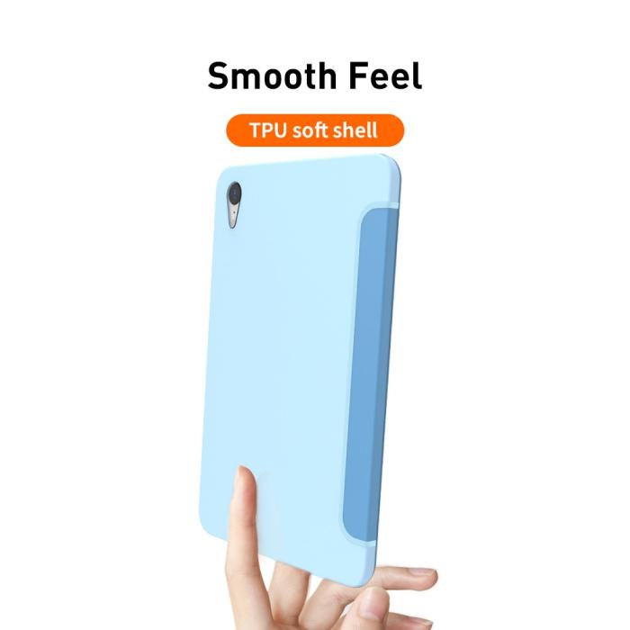 Bild 4, iPad Mini 2024/2021 Fodral Slim Tri-Fold Svart