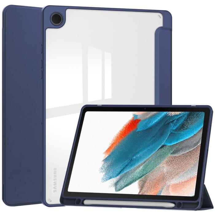 Bild 1, Samsung Galaxy Tab A9 Plus Fodral Hybrid Pennhållare Blå