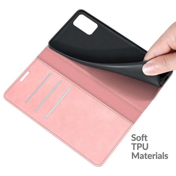 Bild 6, Samsung Galaxy A03s Magnetisk Flip Fodral Roséguld