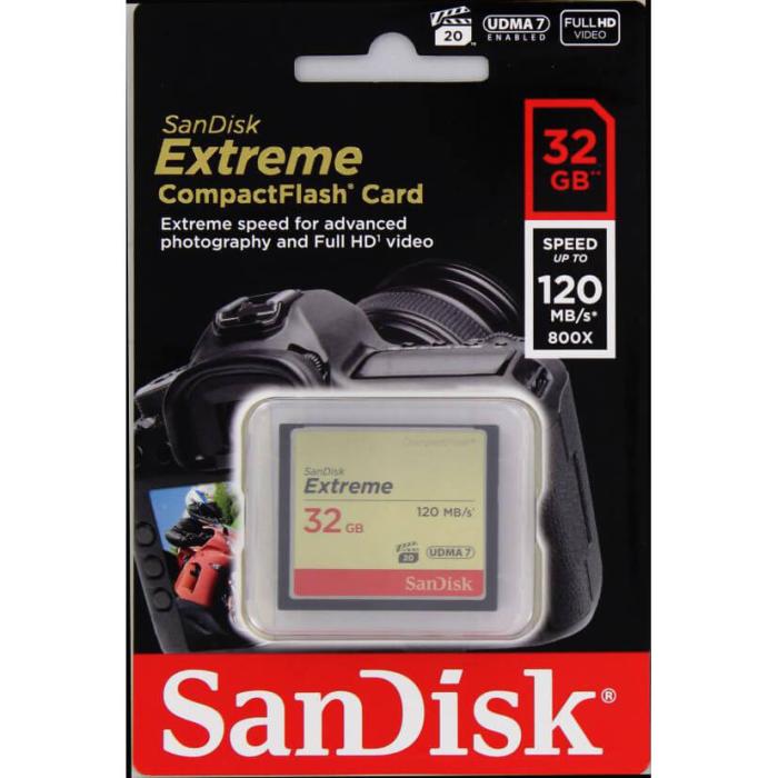 Bild 2, SanDisk CF Extreme 32 GB Minneskort