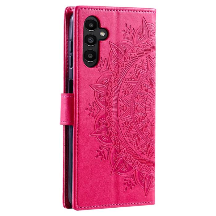 Bild 5, Samsung Galaxy S23 FE Fodral Mandala Läder Rosa
