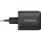 OtterBox 65W 2x USB-C PD/PPS Väggladdare Svart