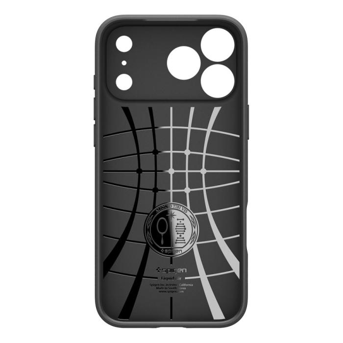 Bild 3, Spigen iPhone 18 Pro Max / 17 Pro Max Skal Liquid Air Mattsvart