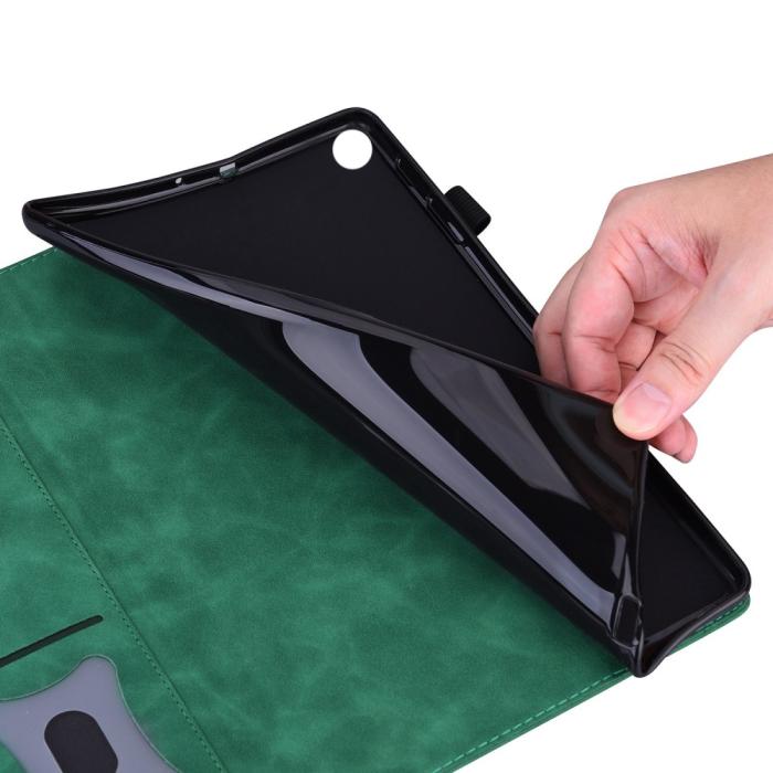 Bild 6, Lenovo Tab M10 Plus Gen 3 Fodral Frontficka Och Pennhållare Grön