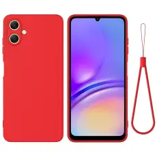 Samsung Galaxy A07 Skal Liquid Silikon R&ouml;d