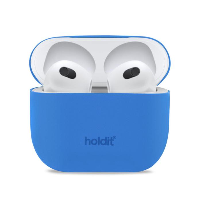 Bild 1, holdit Silikonfodral AirPods 3 Nygård Sky Blue