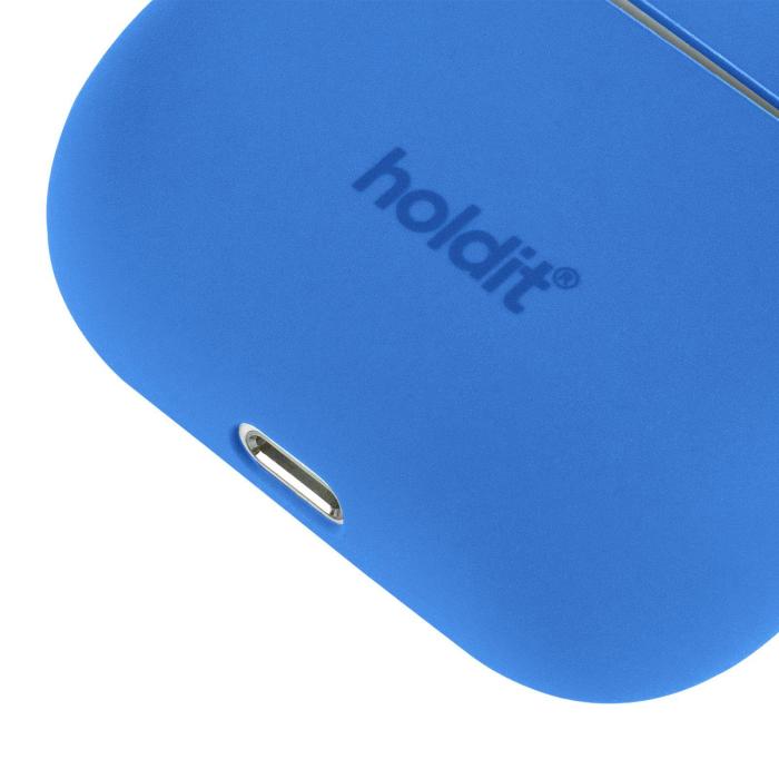 Bild 3, holdit Silikonfodral AirPods 3 Nygård Sky Blue