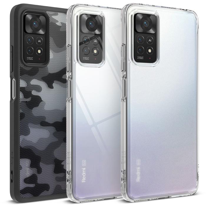 Bild 2, Ringke Xiaomi Redmi Note 11 Pro 5G Skal Fusion Camo Svart