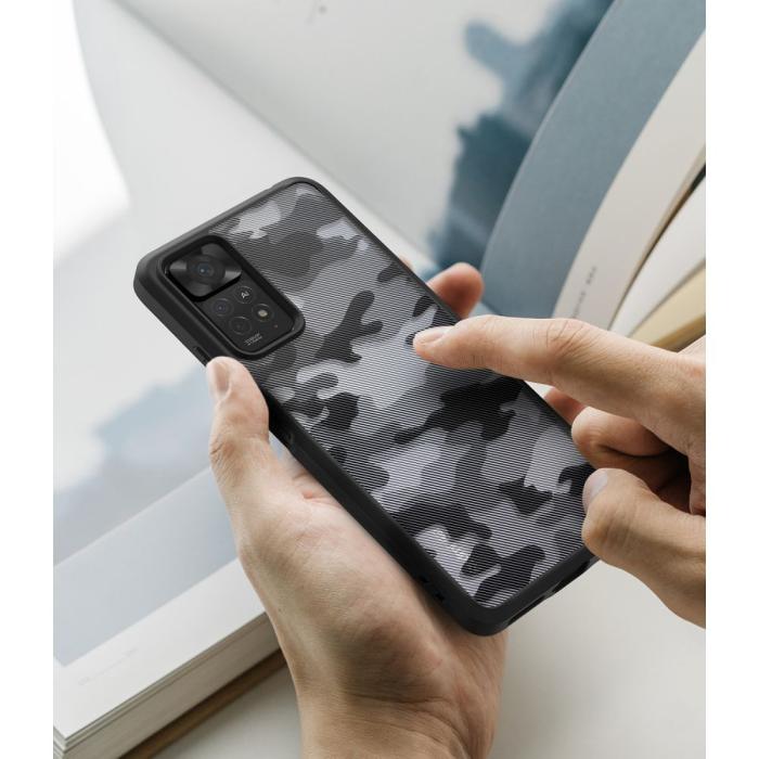 Bild 4, Ringke Xiaomi Redmi Note 11 Pro 5G Skal Fusion Camo Svart