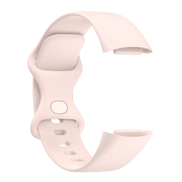 Bild 4, Fitbit Charge 6 / 5 Armband TPU (S) Ljus Rosa