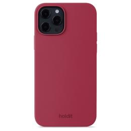 holdit iPhone 12 / 12 Pro Mobilskal Silikon Red Ve