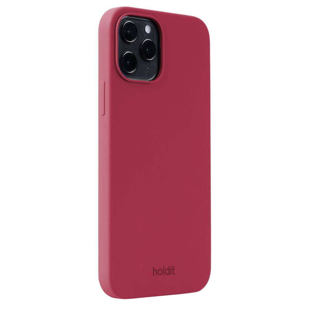 holdit iPhone 12 / 12 Pro Mobilskal Silikon Red Ve