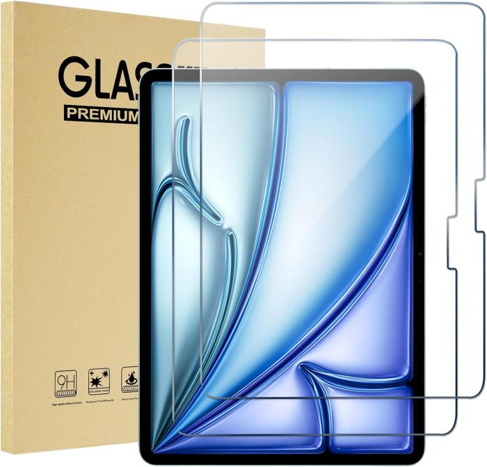 Bild 1, 2-Pack iPad Air 13 2025/2024 Skärmskydd I Härdat Glas
