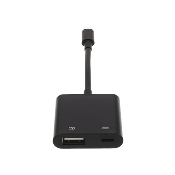 Bild 2, Lightning till USB 3.0 Kamera Adapter Svart