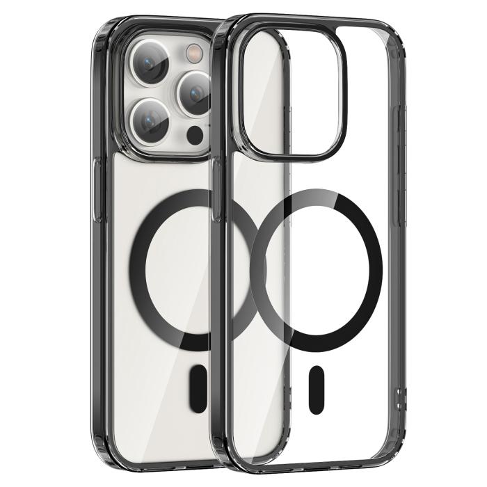 Bild 2, ColorPop iPhone 15 Pro Max Skal CH MagSafe Transparent/Svart