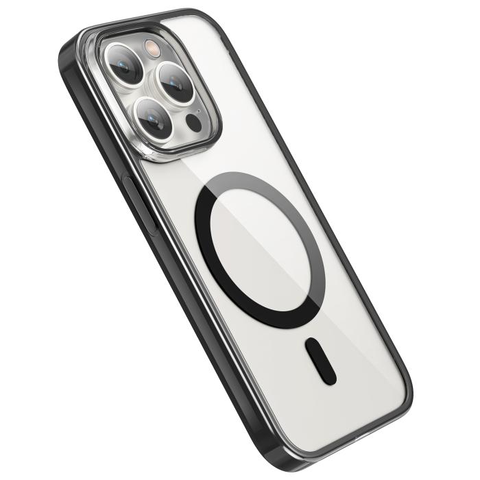 Bild 3, ColorPop iPhone 15 Pro Max Skal CH MagSafe Transparent/Svart