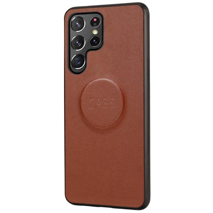 Bild 6, Samsung Galaxy S23 Ultra 2in1 Magnet Fodral Brun