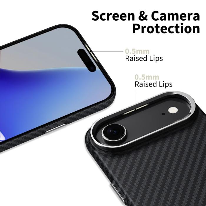 Bild 3, Tech-Protect iPhone Air Skal MagSafe ION Carbon Svart