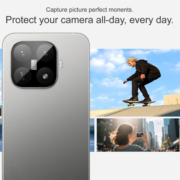 Bild 5, IMAK Xiaomi 17T Linsskydd Härdat glas Svart