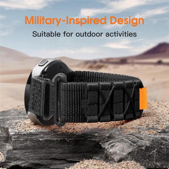 Bild 3, Polar Loop Klockarmband Nylon Trail Svart